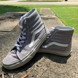 Women’s High Top Vans - Light Gray